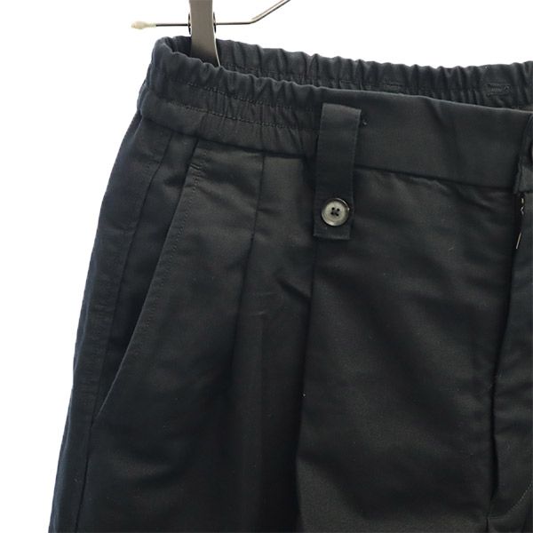 UNITED TOKYO ユナイテッドトウキョウ 日本製 テーパードパンツ 1 ブラック コクーン レディース