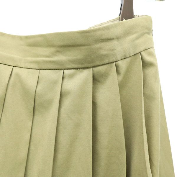 CLANE クラネ ミックスプリーツ アシンメトリー ロングスカート 1 グリーン レディース