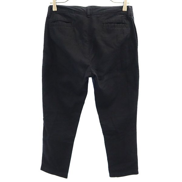 umii 908 ウミキューゼロハチ ワンポイントロゴ刺繍 チノパンツ 2 ブラック系 メンズ