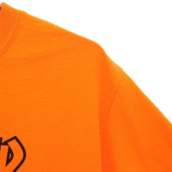 スラッシャー プリント 半袖 Tシャツ オレンジ THRASHER クルーネック メンズ