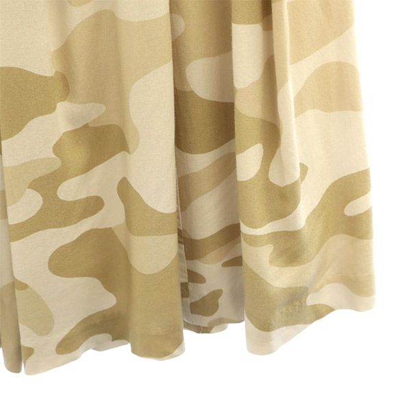 ミラオーウェン カモフラージュ マキシ丈 フレアスカート 0 ベージュ系 Mila Owen レディース