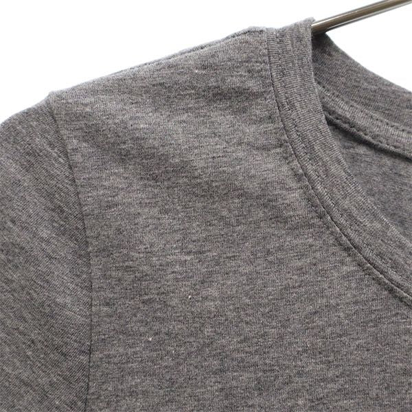 未使用 ゲス ロゴ プリント 半袖 Tシャツ XS グレー Guess クルーネック レディース