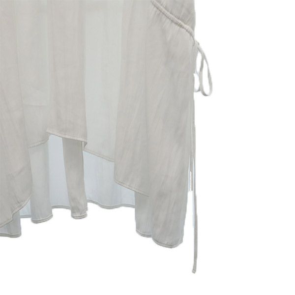 エミ アトリエ 5分袖 ロングワンピース 0 ホワイト emmi arelier レディース