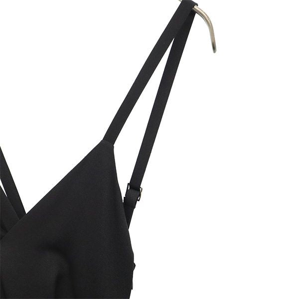 SNIDEL スナイデル プリ-ツナロー ジャンパースカート 1 ブラック SWFO222039 ジャンスカ レディース