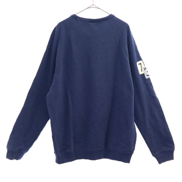 Pepe Jeans ペペジーンズ ワッペン 長袖 トレーナー M ネイビー スウェット メンズ