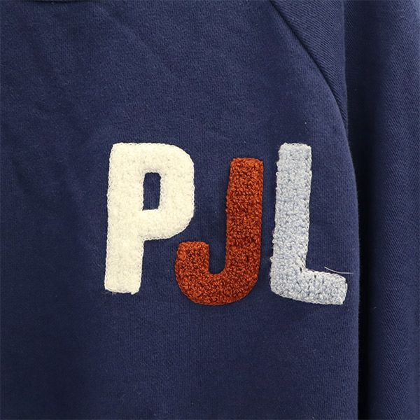 Pepe Jeans ペペジーンズ ワッペン 長袖 トレーナー M ネイビー スウェット メンズ