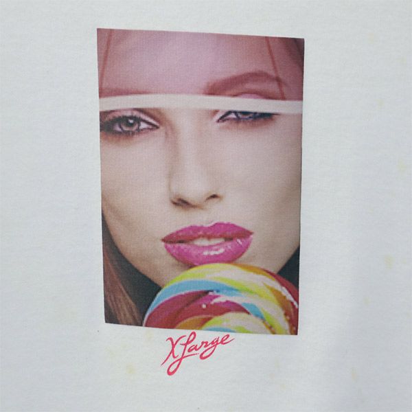 XLARGE エクストララージ プリント 半袖 Tシャツ M ホワイト クルーネック メンズ