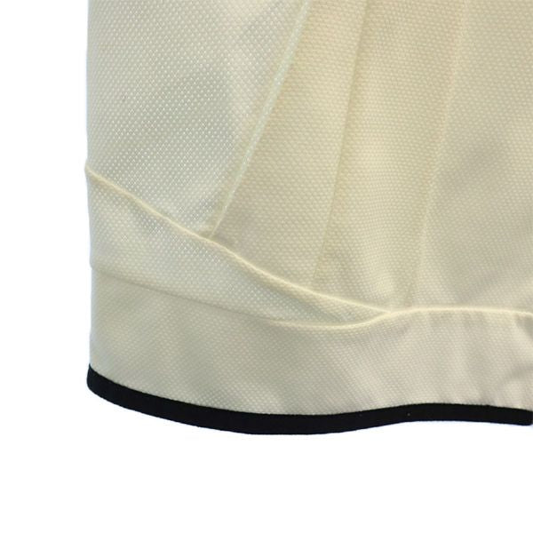 ナイキ ワンポイント刺繍 トレーニング 7分袖 ジップジャケット L ホワイト NIKE スポーツ フード付 レディース