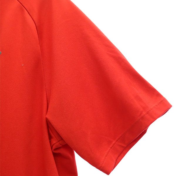 アンダーアーマー プリント トレーニング 半袖 Tシャツ MD レッド UNDER ARMOUR クルーネック スポーツ ウォームアップ メンズ