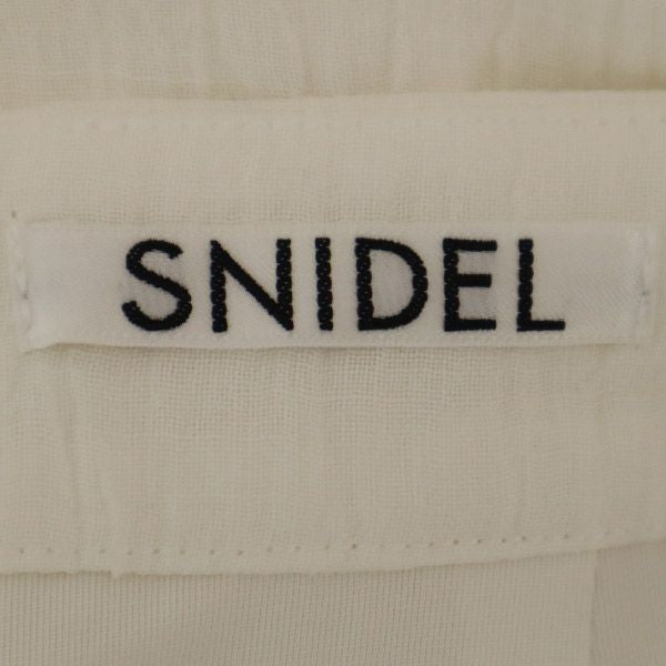 SNIDEL スナイデル 未使用 SWFP192110 リネンパンツ 1 ホワイト レディース