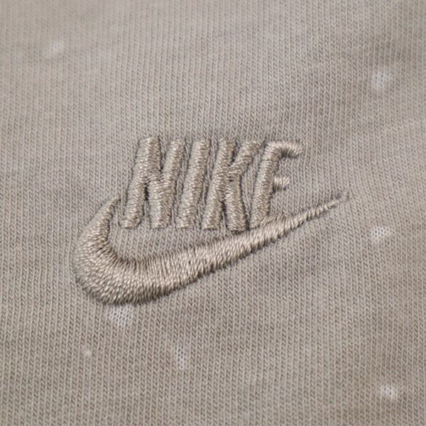 ナイキ 総柄 半袖 Vネック Tシャツ S グレー NIKE フレンチスリーブ レディース