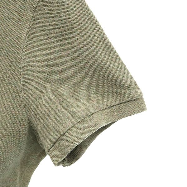 ラルフローレン 刺繍 半袖 ポロシャツ L グリーン系 RALPH LAUREN レディース