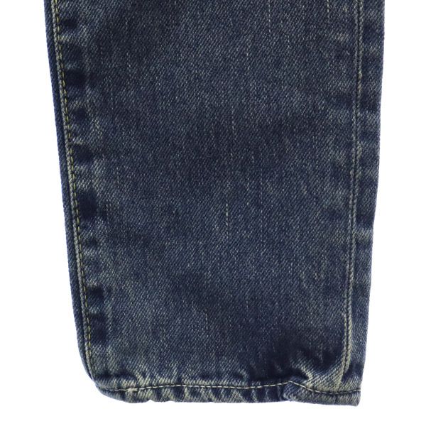 未使用 KariAng カリアング 刺繍 スリムデニムパンツ W24 ブルー ジーパン レディース
