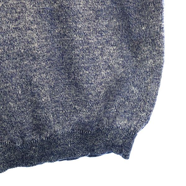 CIRCOLO1901 チルコロ1901 イタリア製 リネンブレンド 半袖 Tシャツ L ブルー レディース