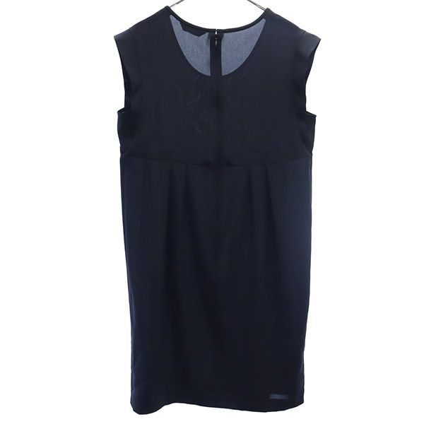 Plage プラージュ 日本製 ノースリーブ ワンピース ネイビー レディース
