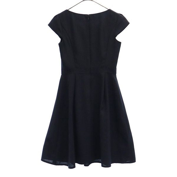 TOCCA トッカ ノースリーブ ワンピース 0 ネイビー レディース