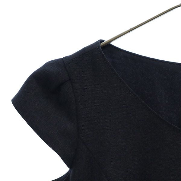 TOCCA トッカ ノースリーブ ワンピース 0 ネイビー レディース