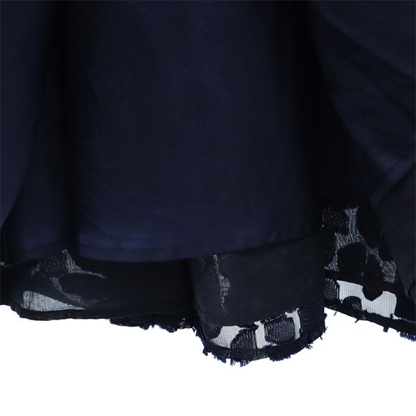 TOCCA トッカ 半袖 レース ワンピース 0 ネイビー レディース