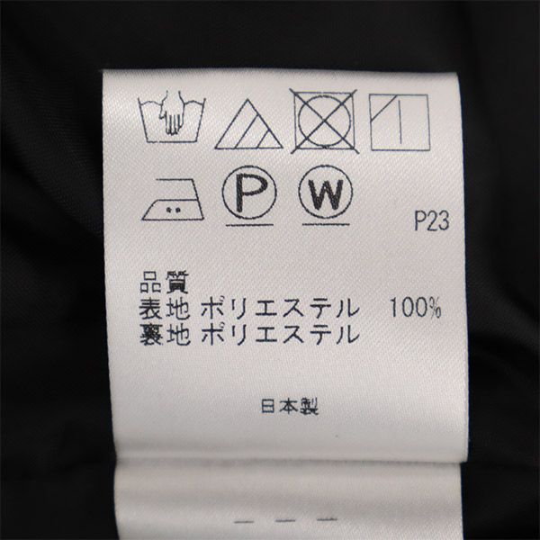 TOCCA トッカ 日本製 総柄 ノースリーブ ワンピース 2 ブラック レディース