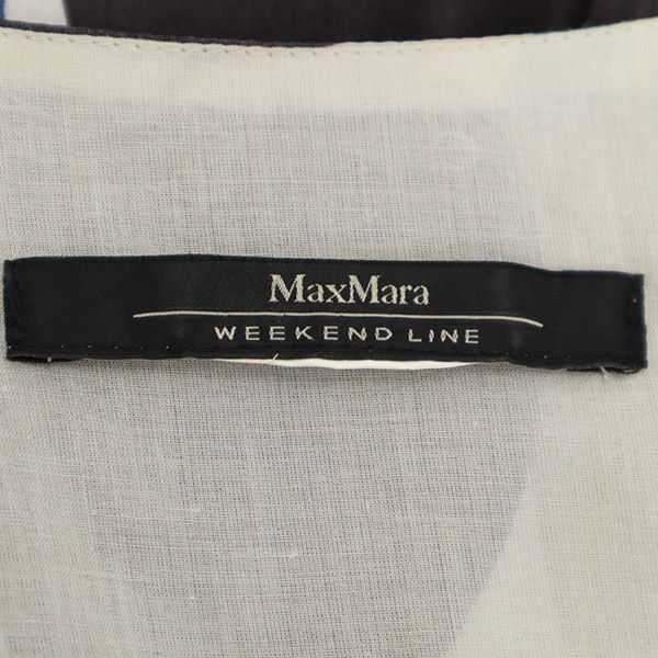 MAX MARA マックスマーラ 総柄 ノースリーブ ワンピース レディース