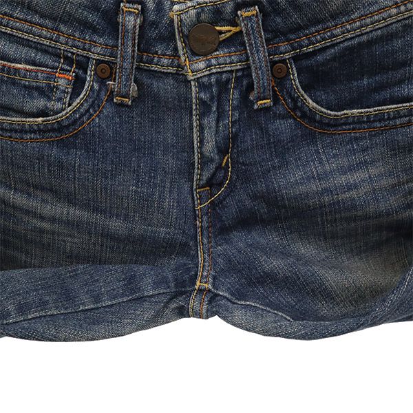 リーバイスレディスタイル ストレートデニムパンツ w27 ブルー Levi's LADY STYLE ジーパン レディース