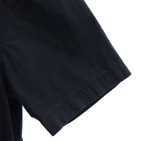 niuhans ニュアンス 日本製 半袖 シャツ 1 ネイビー メンズ