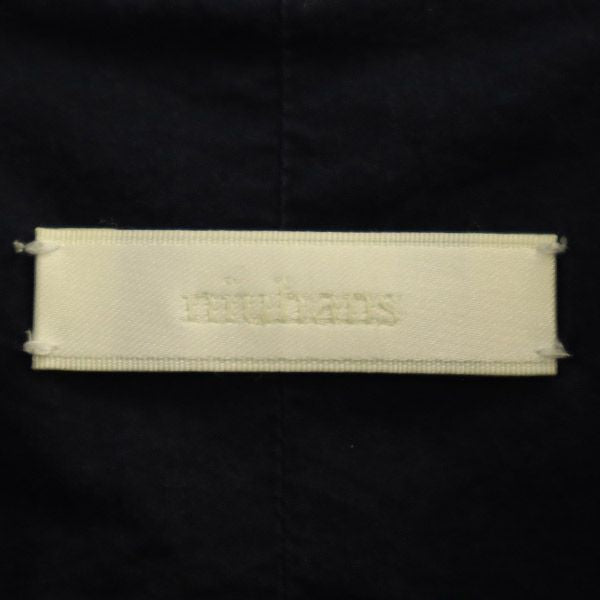 niuhans ニュアンス 日本製 半袖 シャツ 1 ネイビー メンズ