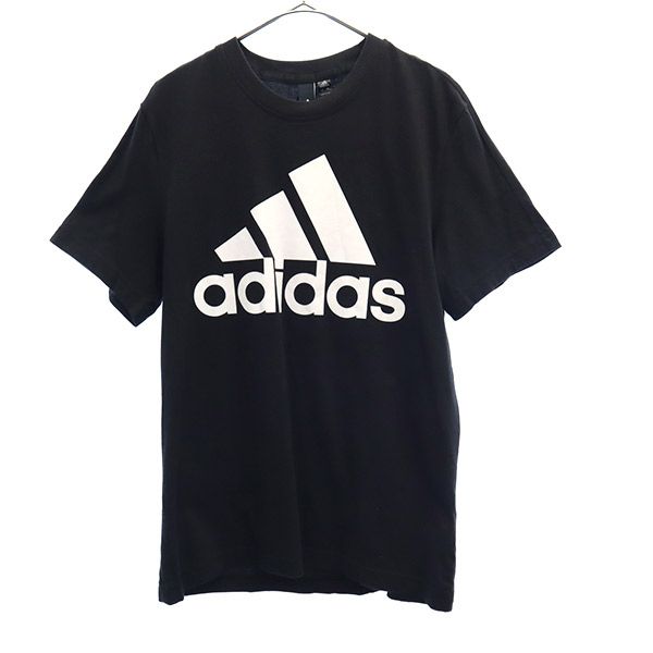 アディダス プリント 半袖 Tシャツ L ブラック adidas メンズ
