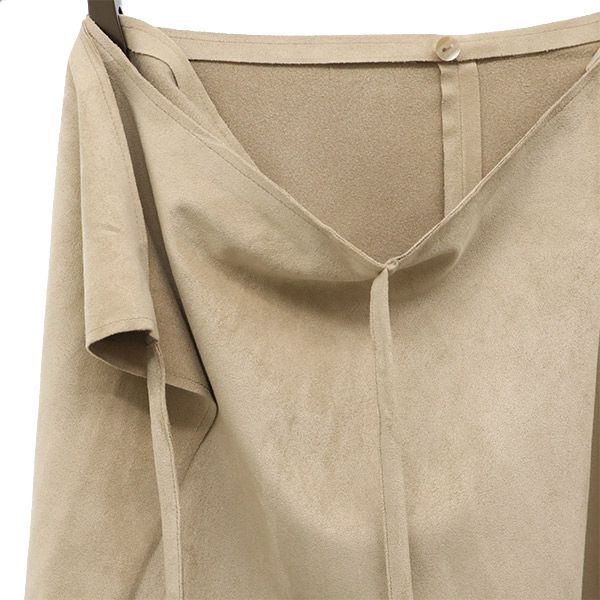 未使用 AERON エアロン ミディ丈 ラップスカート 36 ベージュ レディース