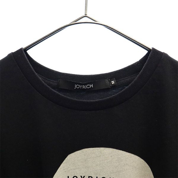 ジョイリッチ プリント 半袖 Tシャツ M ブラック JOYRICH メンズ