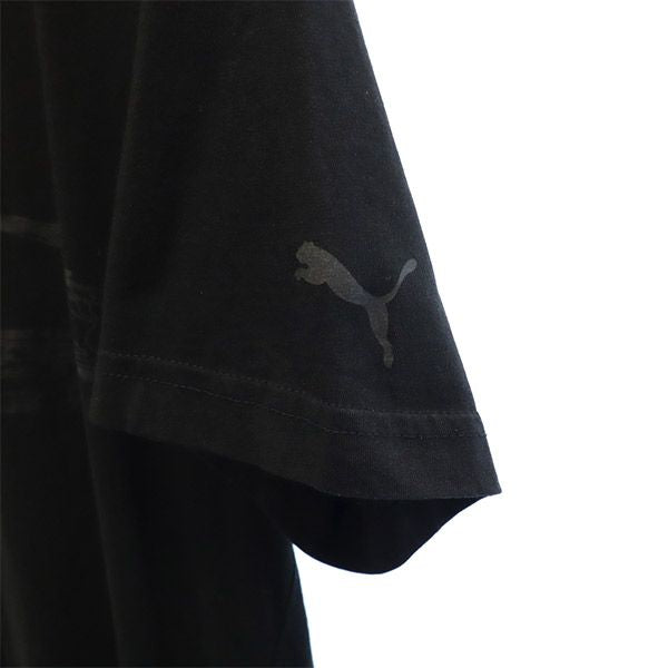 プーマ フセインチャラヤンコラボ プリント 半袖 Tシャツ S ブラック PUMA Hussein Chalayan メンズ