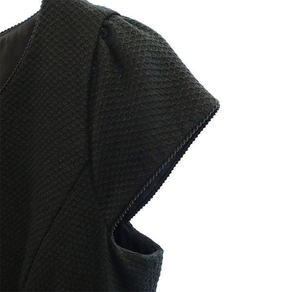 TOCCA トッカ 日本製 半袖 ワンピース 2 ブラック フレンチスリーブ レディース