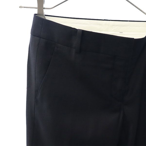 未使用 iCB アイシービー スラックスパンツ 5 ブラック レディース
