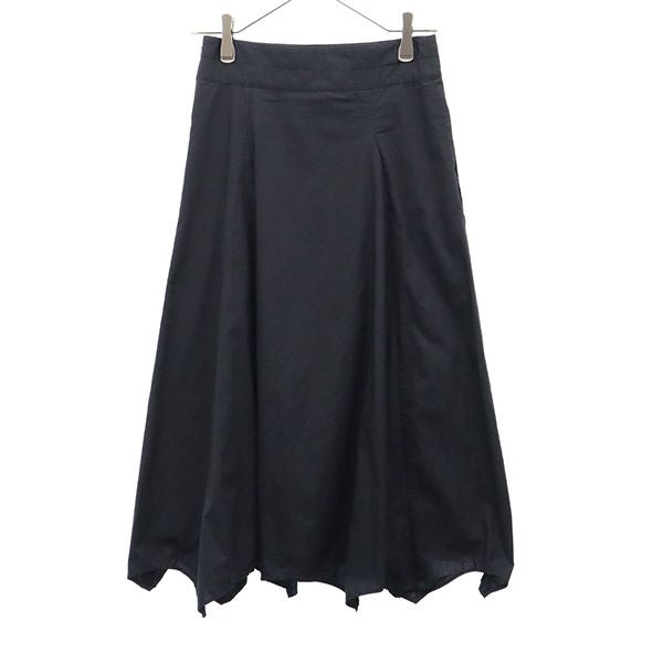 ミラオーウェン 09WF0174139 ロング丈 タック フレアスカート 0 ブラック Mila Owen レディース