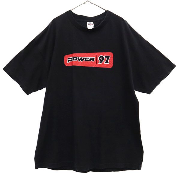 アルスタイル プリント 半袖 Tシャツ XL ブラック ALSTYLE メンズ