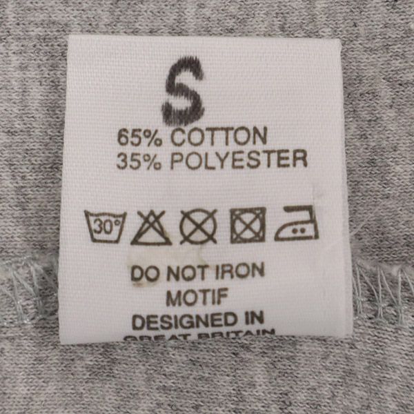 ポールスミス 英国製 プリント 半袖 Tシャツ M グレー Paul Smith レディース