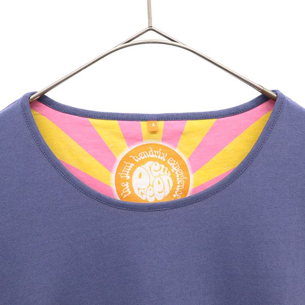 Pretty Green プリティーグリーン ジミヘンドリックスコラボ プリント 半袖 Tシャツ 4 ブルー メンズ