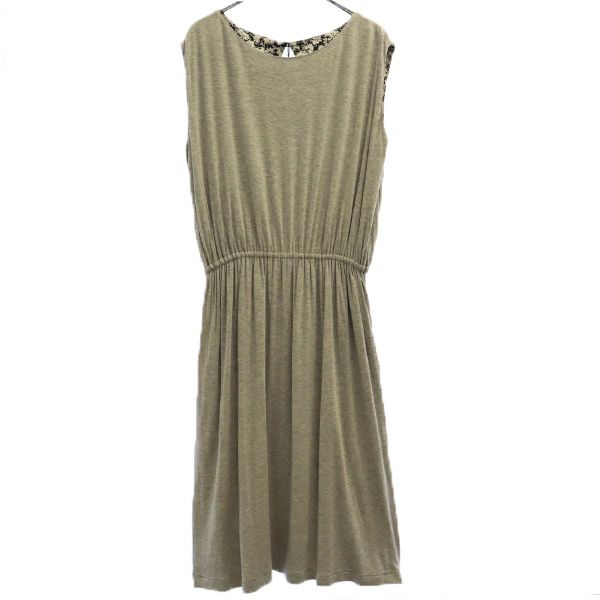 未使用 ROSSO ロッソ プリント ノースリーブ リバーシブル ワンピース F ブラック アーバンリサーチ レディース