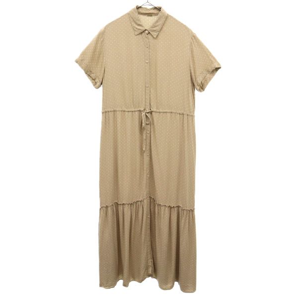 ミラオーウェン 半袖 シャツ ガウン 1 ベージュ Mila Owen 09WFD181010 レディース
