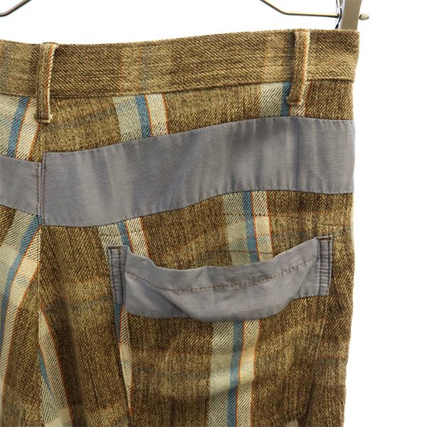 フラボア 総柄 サルエル ショートパンツ 2 ブラウン系 FRAPBOIS メンズ