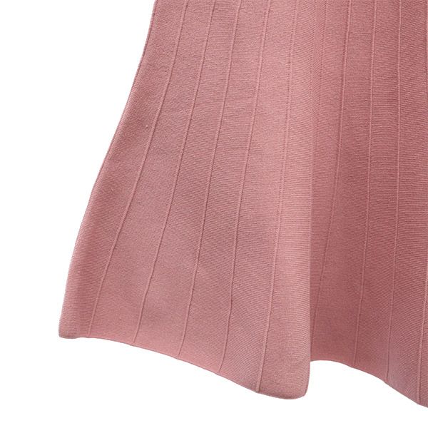 未使用 SNIDEL スナイデル 5分袖 ニット ワンピース F ピンク SWNO191060 レディース