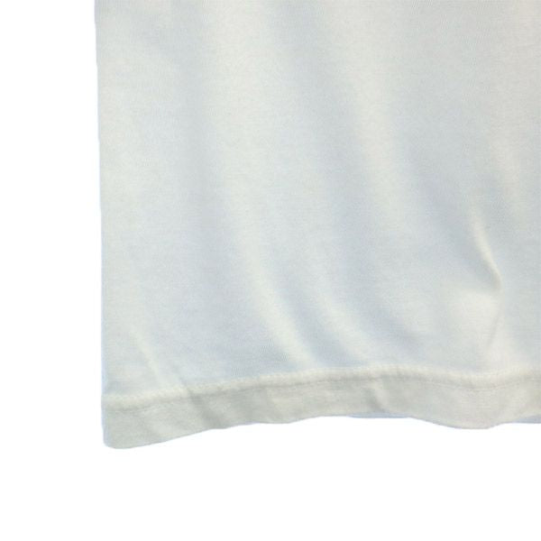 FDMTL ファンダメンタル 刺繍 半袖 Tシャツ ホワイト メンズ