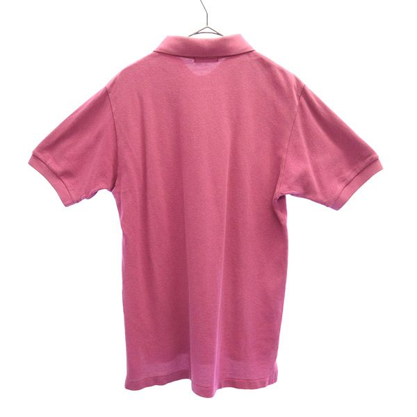 フレッドペリー 日本製 半袖 ポロシャツ L ピンク FRED PERRY 鹿の子地 メンズ