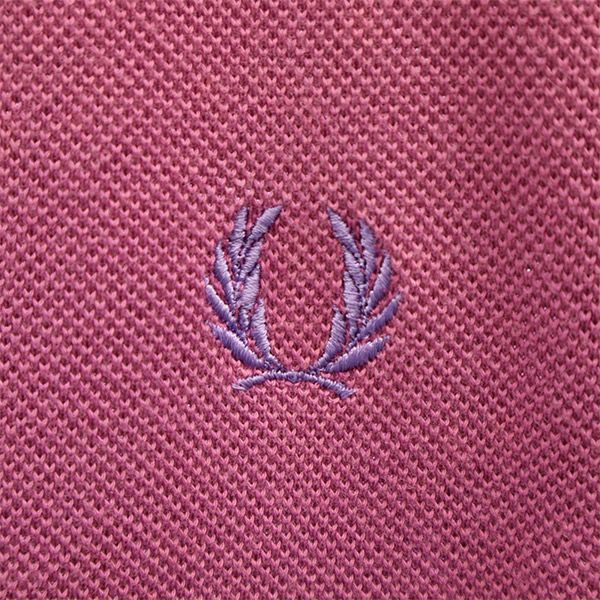 フレッドペリー 日本製 半袖 ポロシャツ L ピンク FRED PERRY 鹿の子地 メンズ