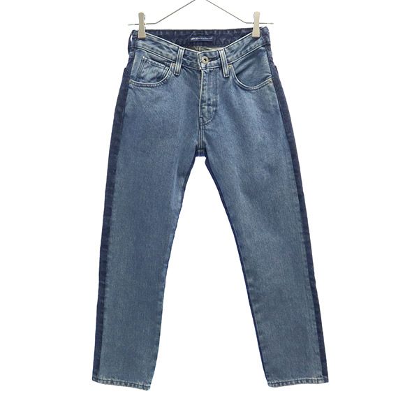 Levi's リーバイス ビッグE ストレートデニムパンツ W23 ブルー MADE&CRAFTED ジーパン レディース