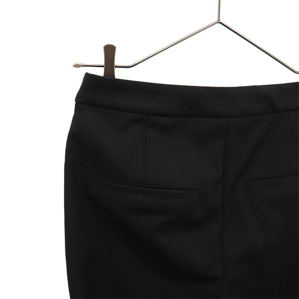 フレイアイディー 日本製 FWFP165638 スタイルアップ スラックスパンツ 0 ブラック FRAY I.D レディース