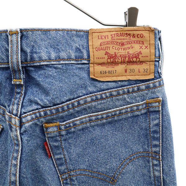 Levi's リーバイス 90s 616-0217 テーパードデニムパンツ w30 ブルー ジーパン メンズ