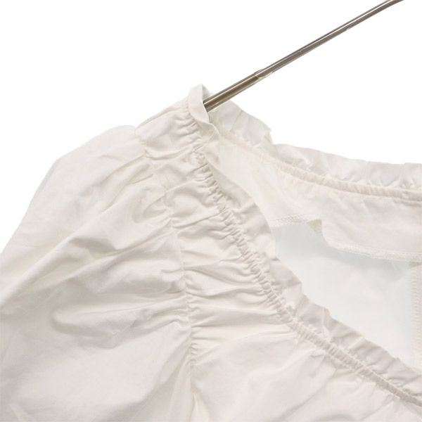 SNIDEL スナイデル SWFB204070 7分袖 ボリュームパフ ブラウス F ホワイト レディース