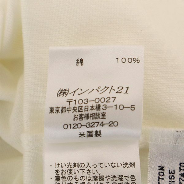 ラルフローレン USA製 半袖 Tシャツ M ホワイト RALPH LAUREN レディース