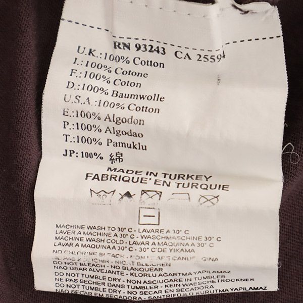 ディーゼル プリント 半袖 Tシャツ XXL ブラウン DIESEL ビッグサイズ メンズ